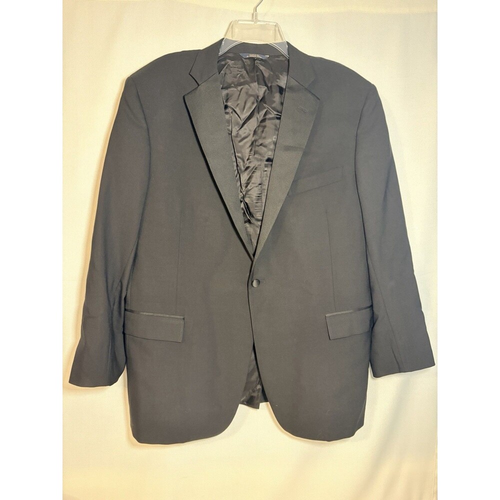 Brooks Brothers 1818 Regent Fit Blazer 44R Black Sport Coat Jacket Reda Fabric